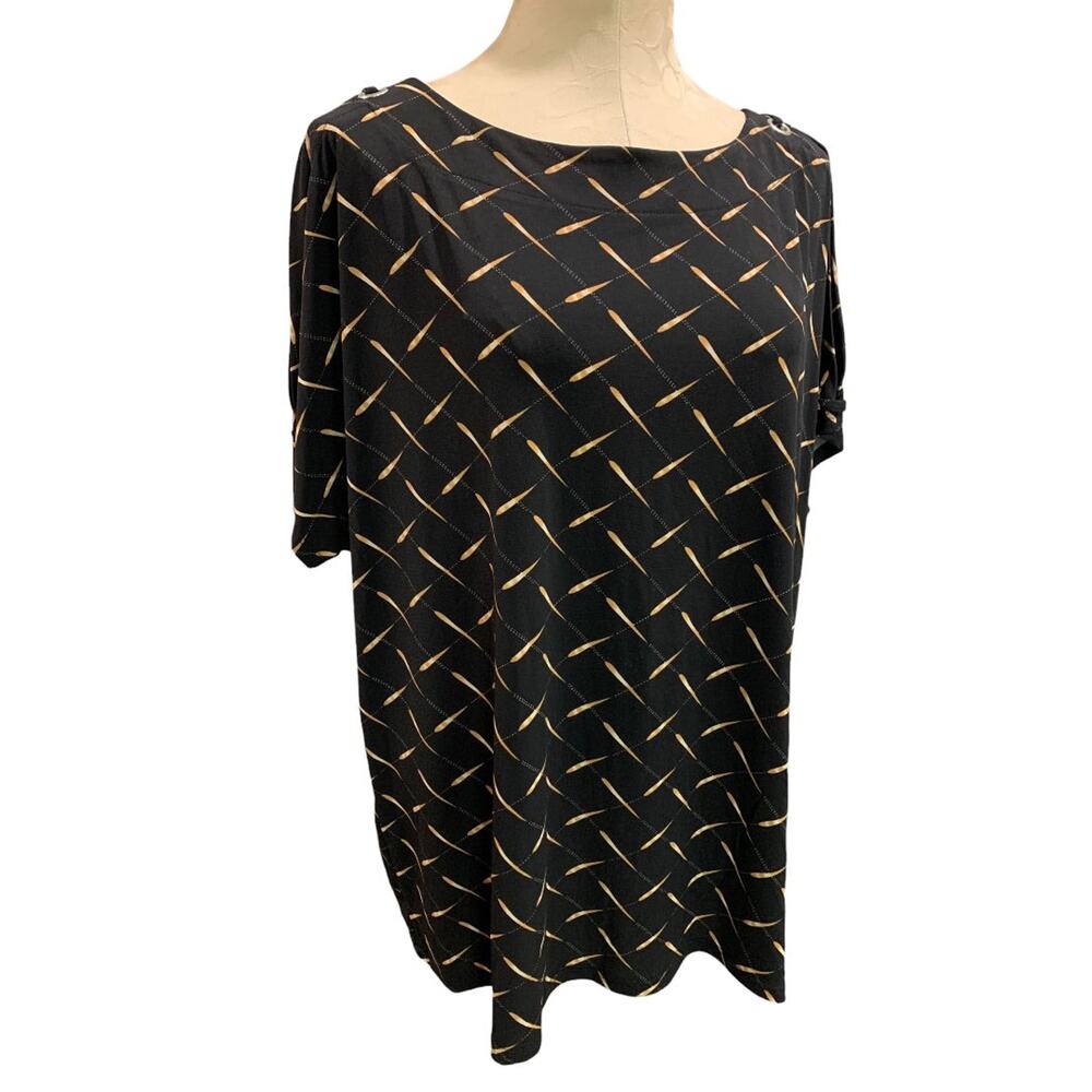 2x Notations Womens Pullover Shirt Split Sleeve R… - image 1